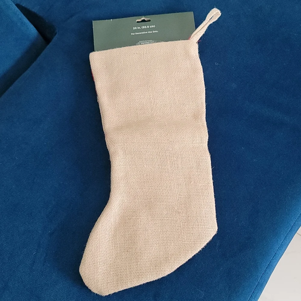 Holiday Woodlands Snowflake Stocking